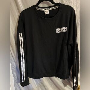 VS PINK Black and White Sweatshirt